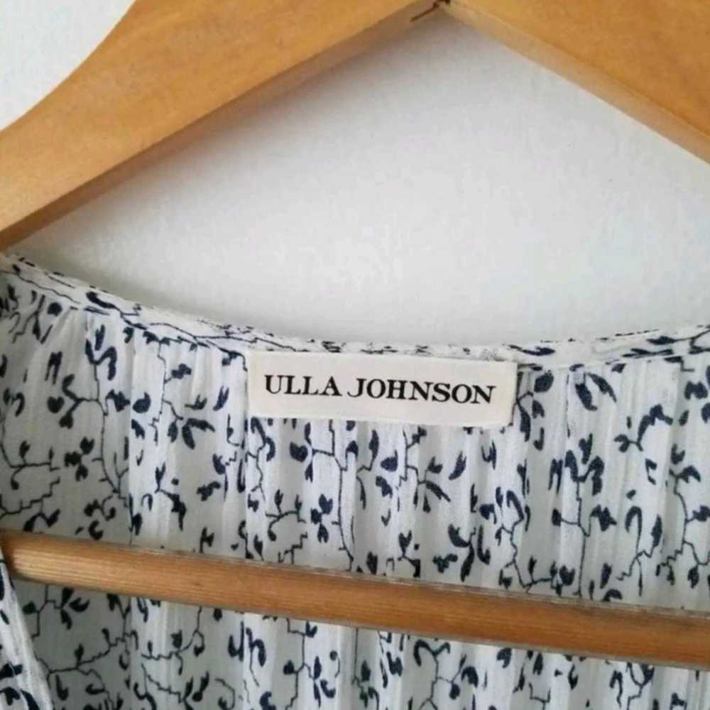 Ulla Johnson Malena Floral Print Ruffle V-Neck Co… - image 10
