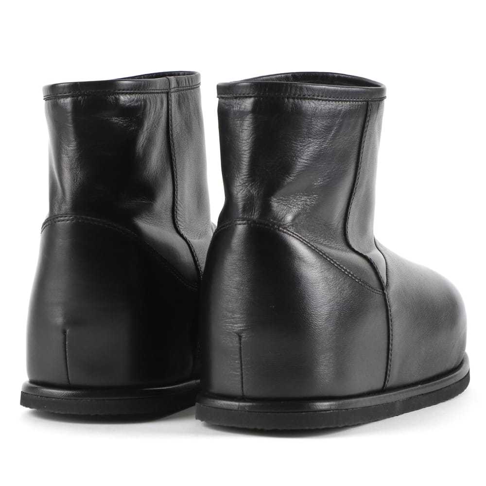 Amina Muaddi Leather ankle boots - image 3