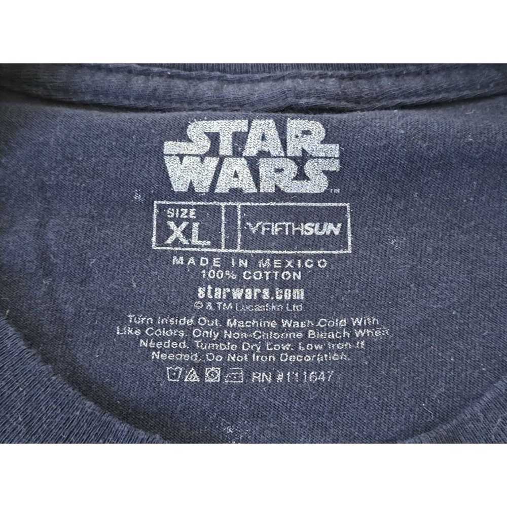 Fifth Sun T-shirt Star Wars Yoda Free Words Of Wi… - image 3