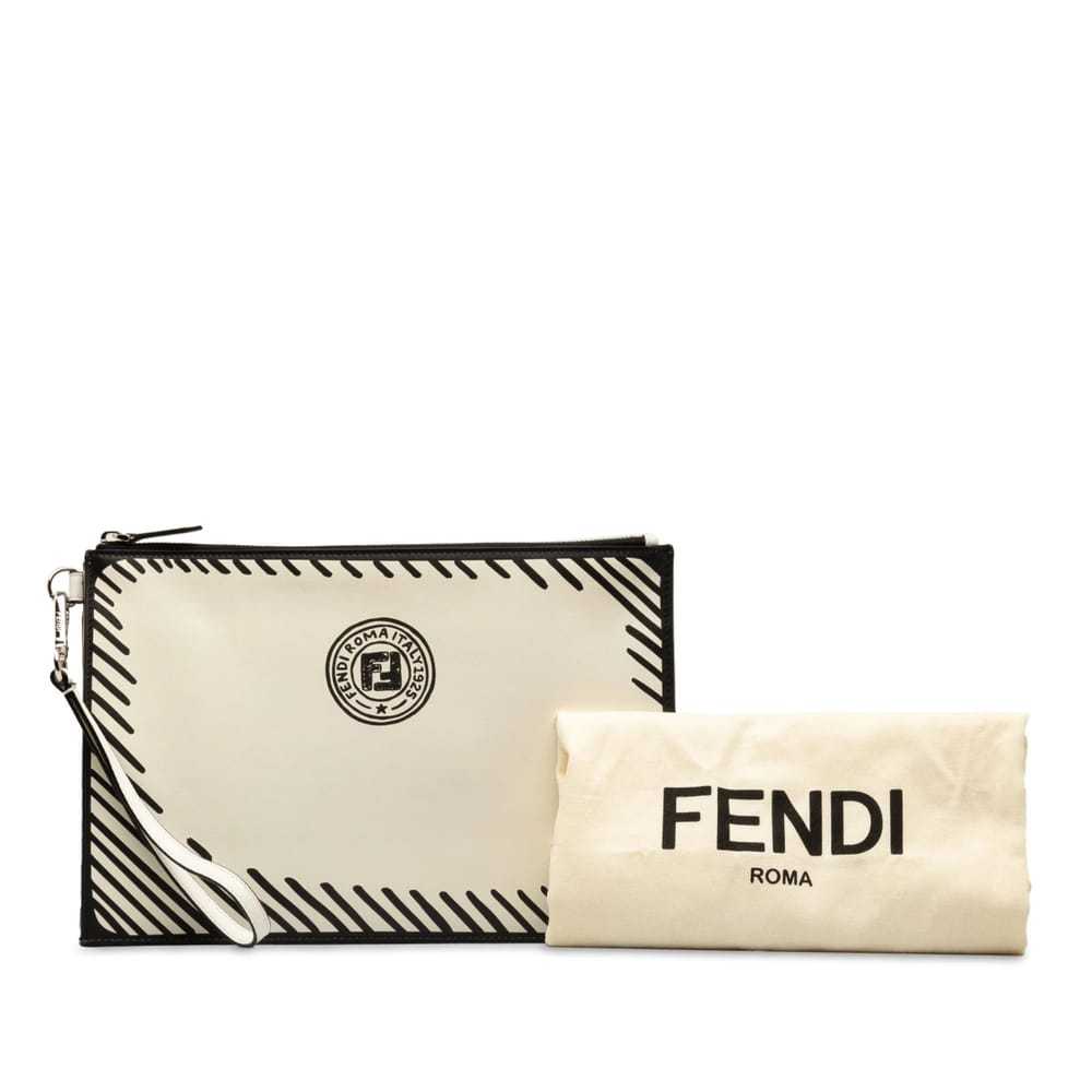 Fendi Ff leather clutch bag - image 10