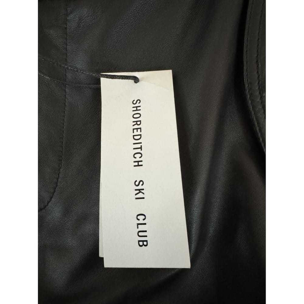 Shoreditch Ski Club Leather trousers - image 8