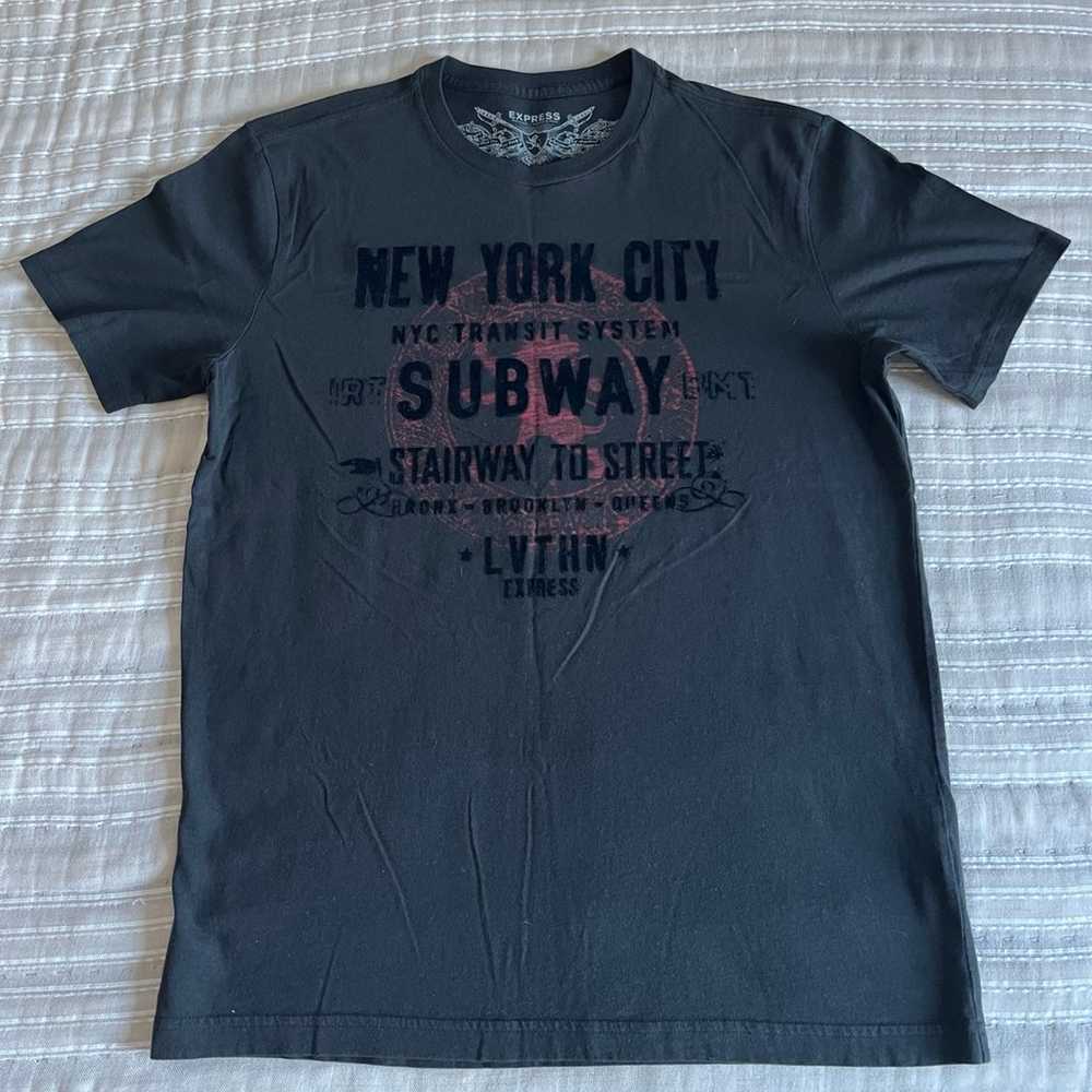 Express NYC Subway T-Shirt - Medium - image 1