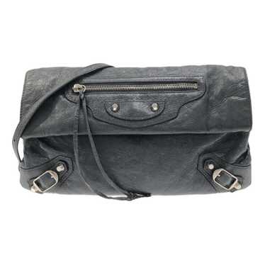 Balenciaga Classic Metalic leather handbag