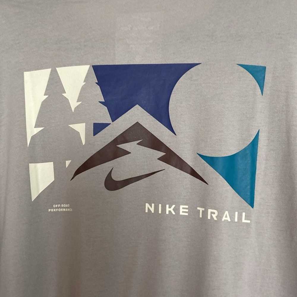 Nike Trail Hiking Mountain Running Grey Taupe Dri… - image 2