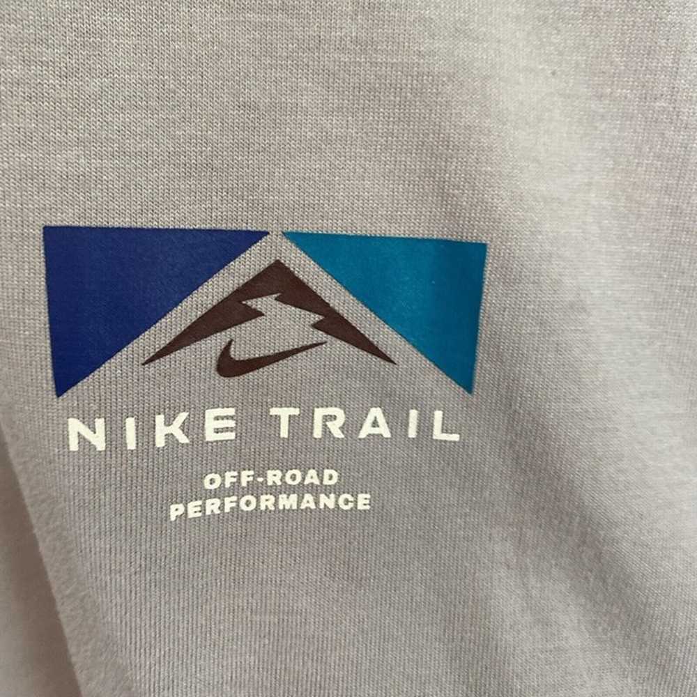 Nike Trail Hiking Mountain Running Grey Taupe Dri… - image 4