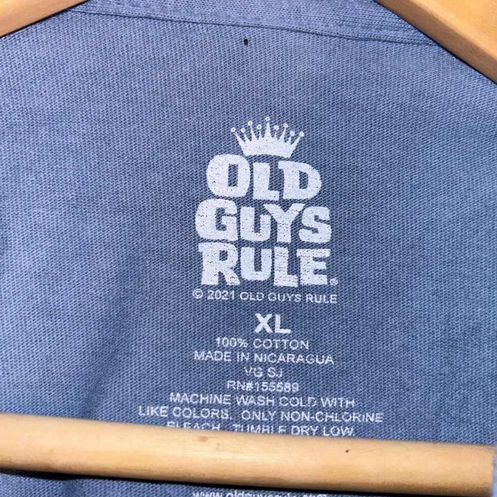Old guys rule golf t shirt - image 5