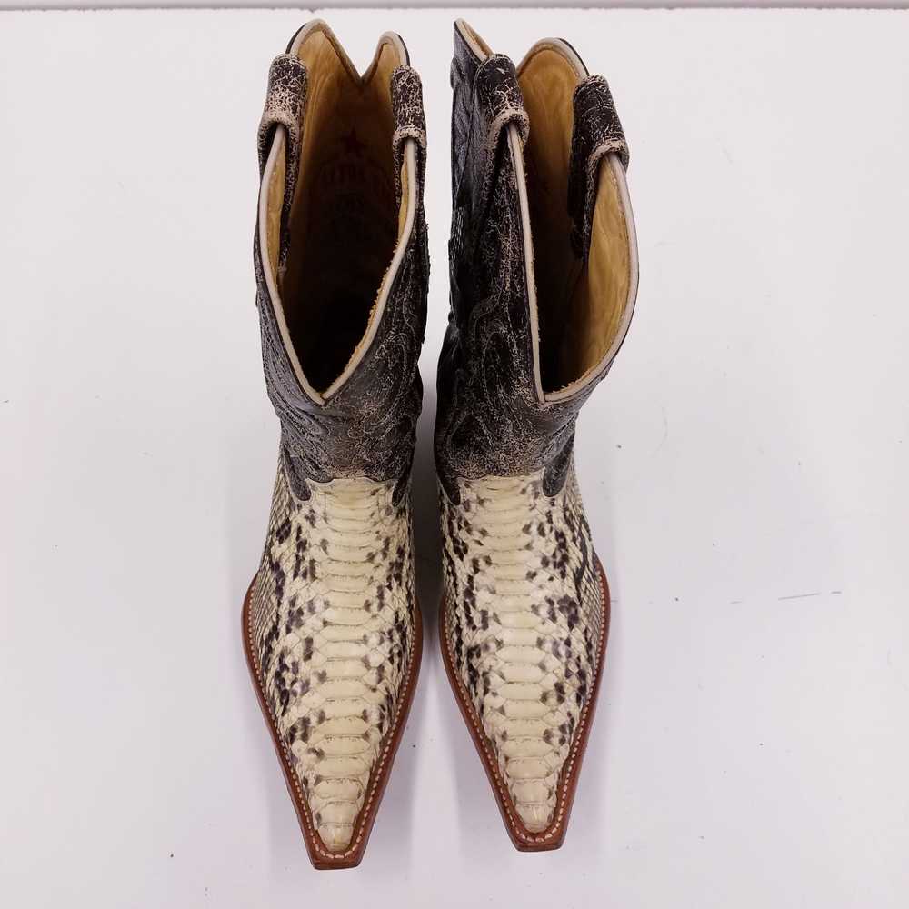 Los Altos Genuine Snakeskin Leather Western Cowgi… - image 5