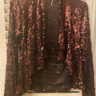 Beautiful - Covered With Sequins Flutter Front Top - image 1