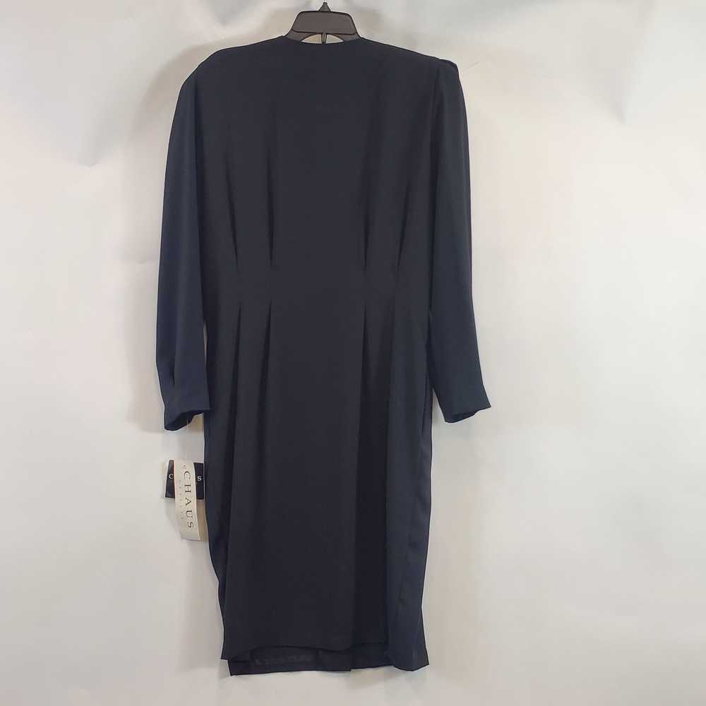 Chaus Women Black/ Pearlized Button Dress Sz16 NWT - image 2