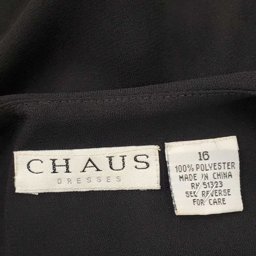 Chaus Women Black/ Pearlized Button Dress Sz16 NWT - image 4