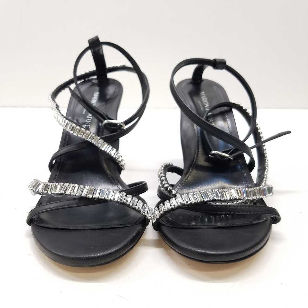 Marion Parke Embellished Wrap Heels Black 6.5 - image 3