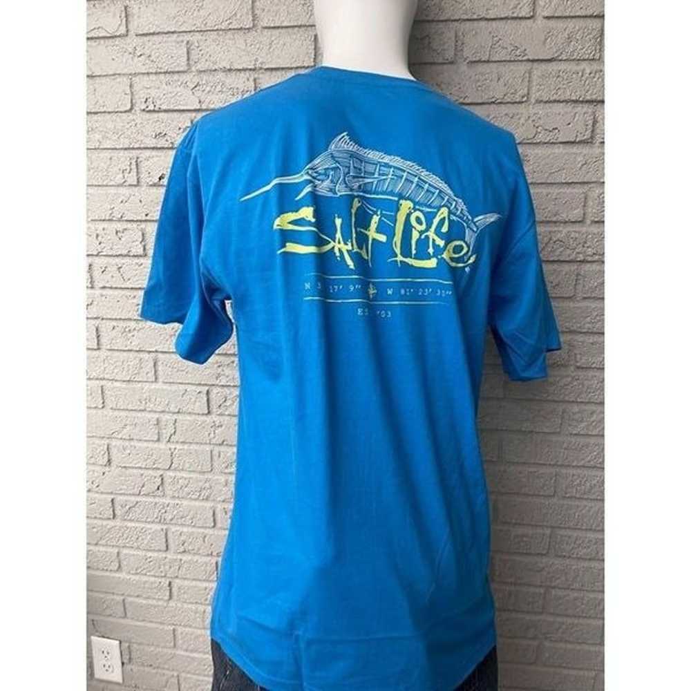 Salt Life Men’s Blue Short Sleeve Graphic T-Shirt… - image 2