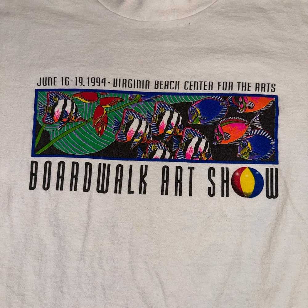 Vintage 1994 Virginia Beach Art Festival T-Shirt - image 3