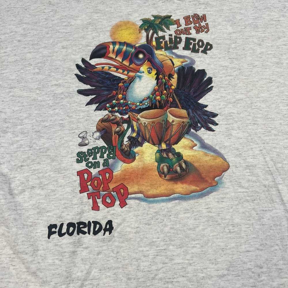 Vintage 90s Y2K Florida Jimmy Buffett T-shirt - image 2