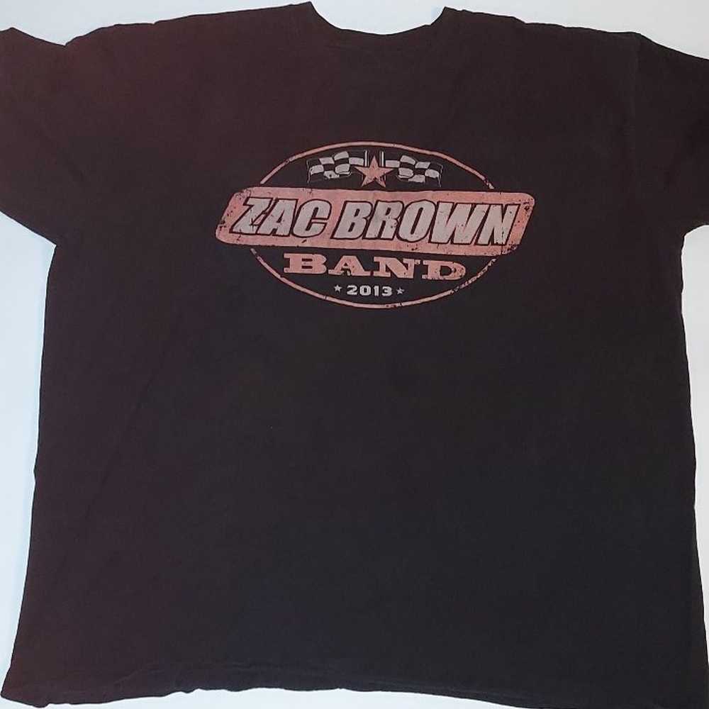 Zac Brown Band 2013 Concert Tour Double Sided Hea… - image 1