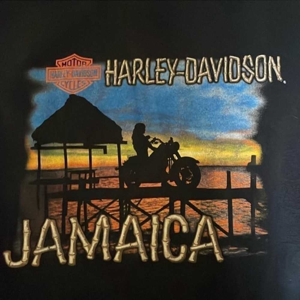 Vintage Jamaica Harley-Davidson T-Shirt - image 6