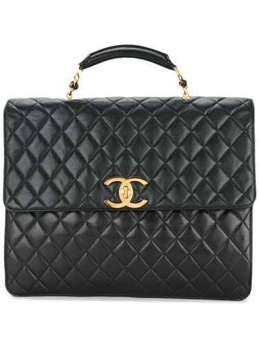 CHANEL Pre-Owned quilted briefcase business handba