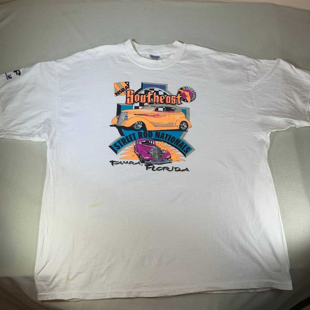 1999 NSRA tampa strret hot rod T-Shirt vintage 3XL - image 2