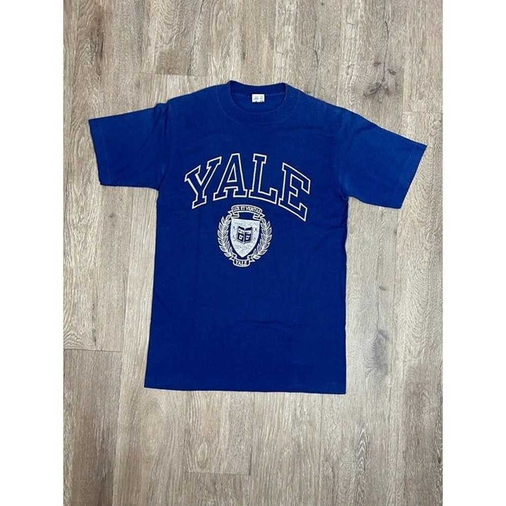 Champion Yale Lux Et Veritas Single Stitch T-Shir… - image 1