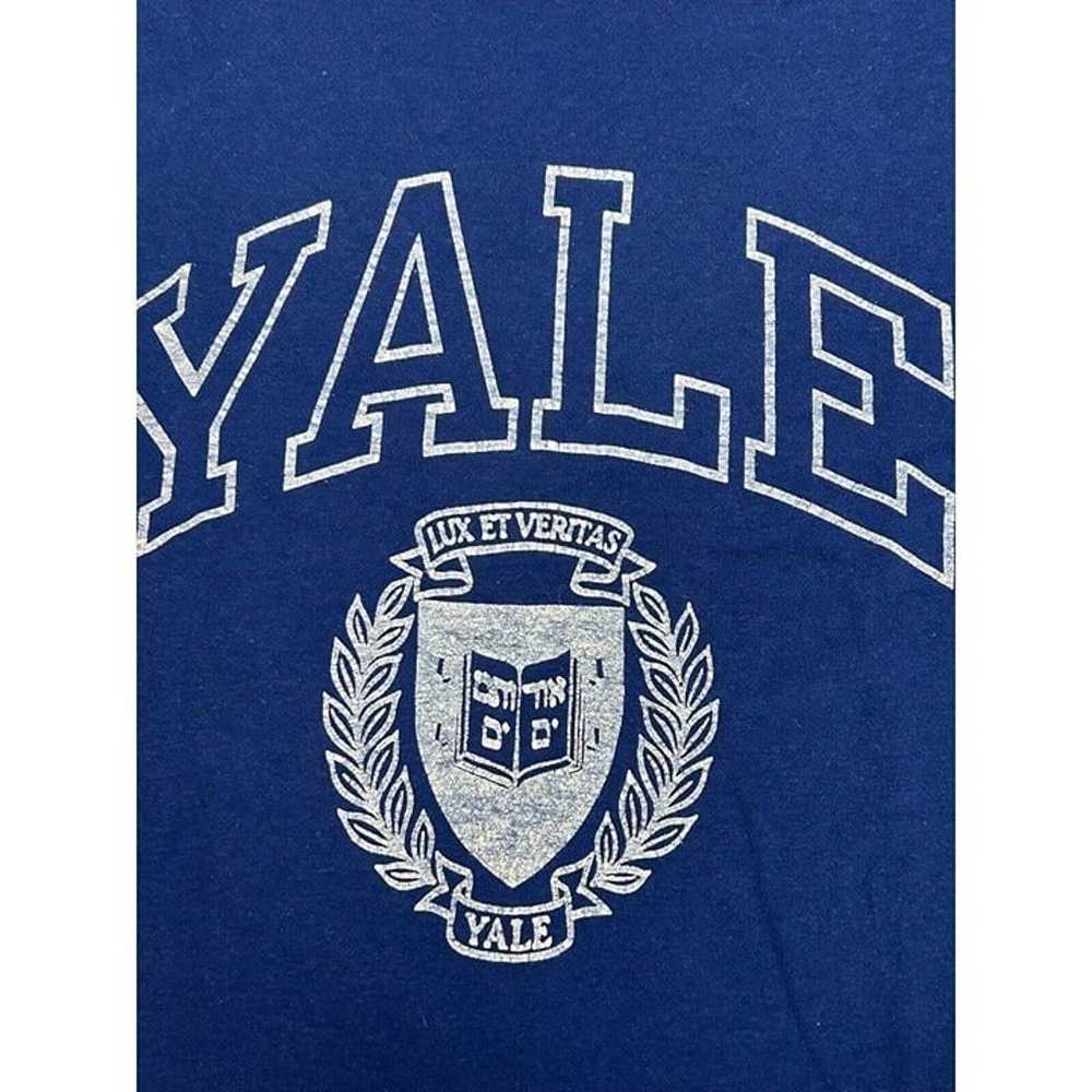 Champion Yale Lux Et Veritas Single Stitch T-Shir… - image 2