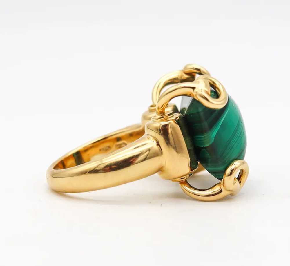 Gucci Milano Horse Bit Cocktail Ring In 18Kt Yell… - image 7