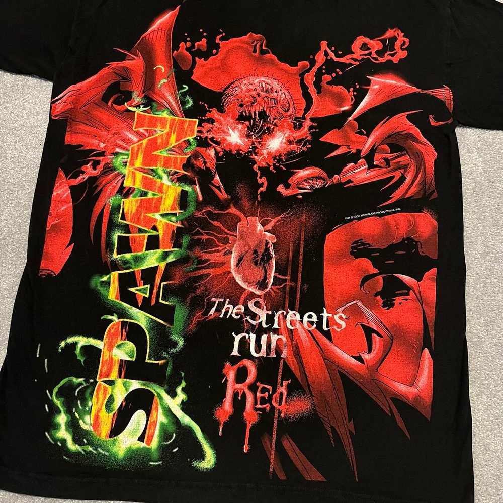 Vintage 1997 Spawn The Streets Run Red All Over P… - image 2