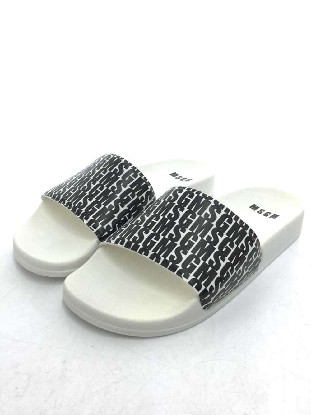 Msgm Sandals/37/White/Pool-Slide Shoes BLp96 - image 2