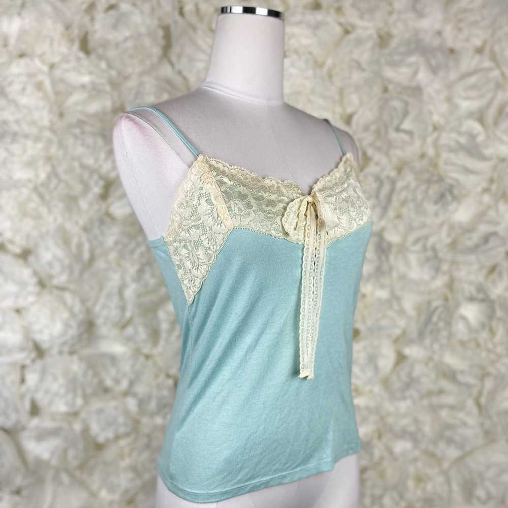 Japanese Brand Coquette Lace Cami Crop Cardigan B… - image 4
