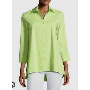 New Finley Light Green Trapeze 3/4 Sleeve Collared