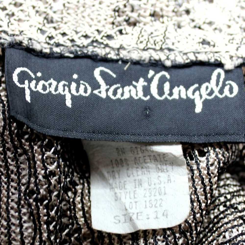 Rare Giorgio Sant'Angelo Designer Lace Fringe Cro… - image 9