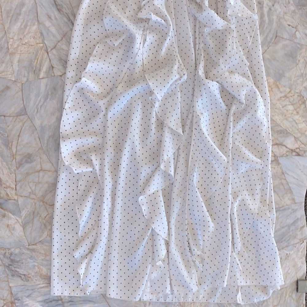 New Victoria’s Secret long ruffle robe kimono Pol… - image 6
