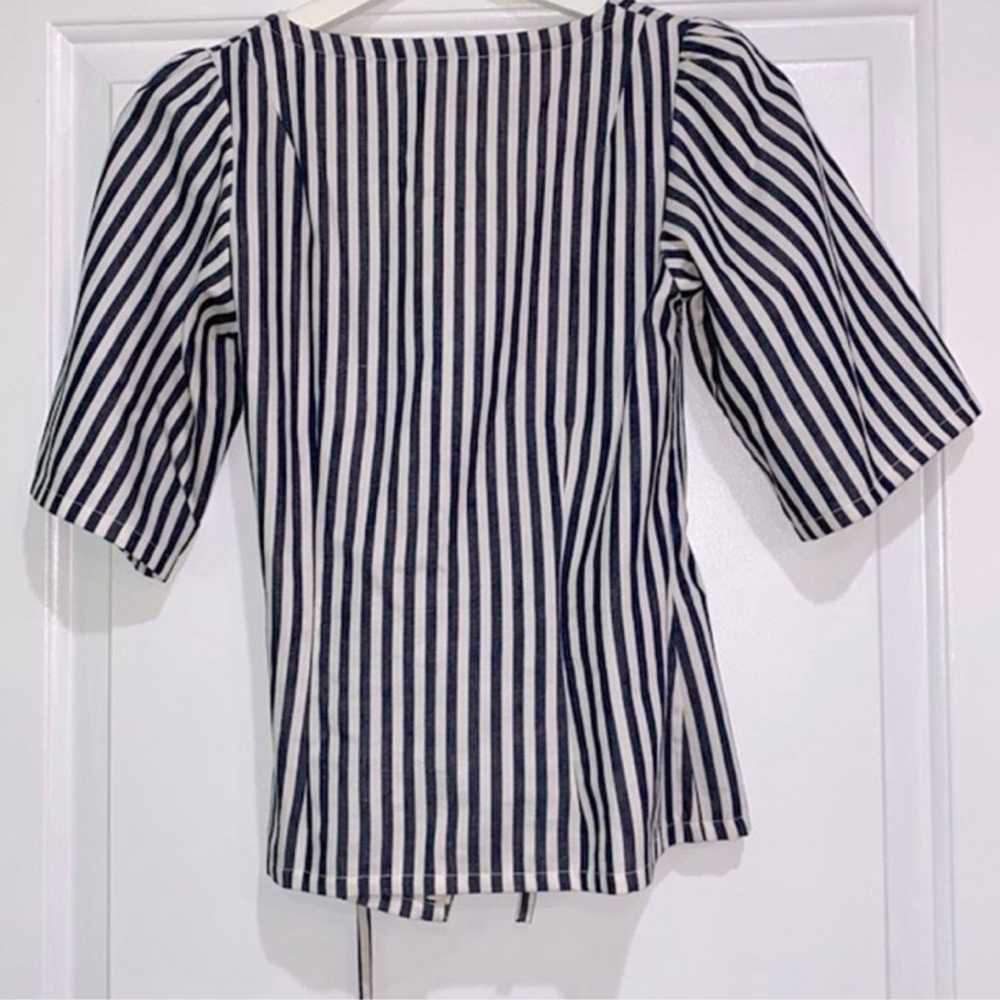Emerson Fry striped wrap top size xsmall - image 9