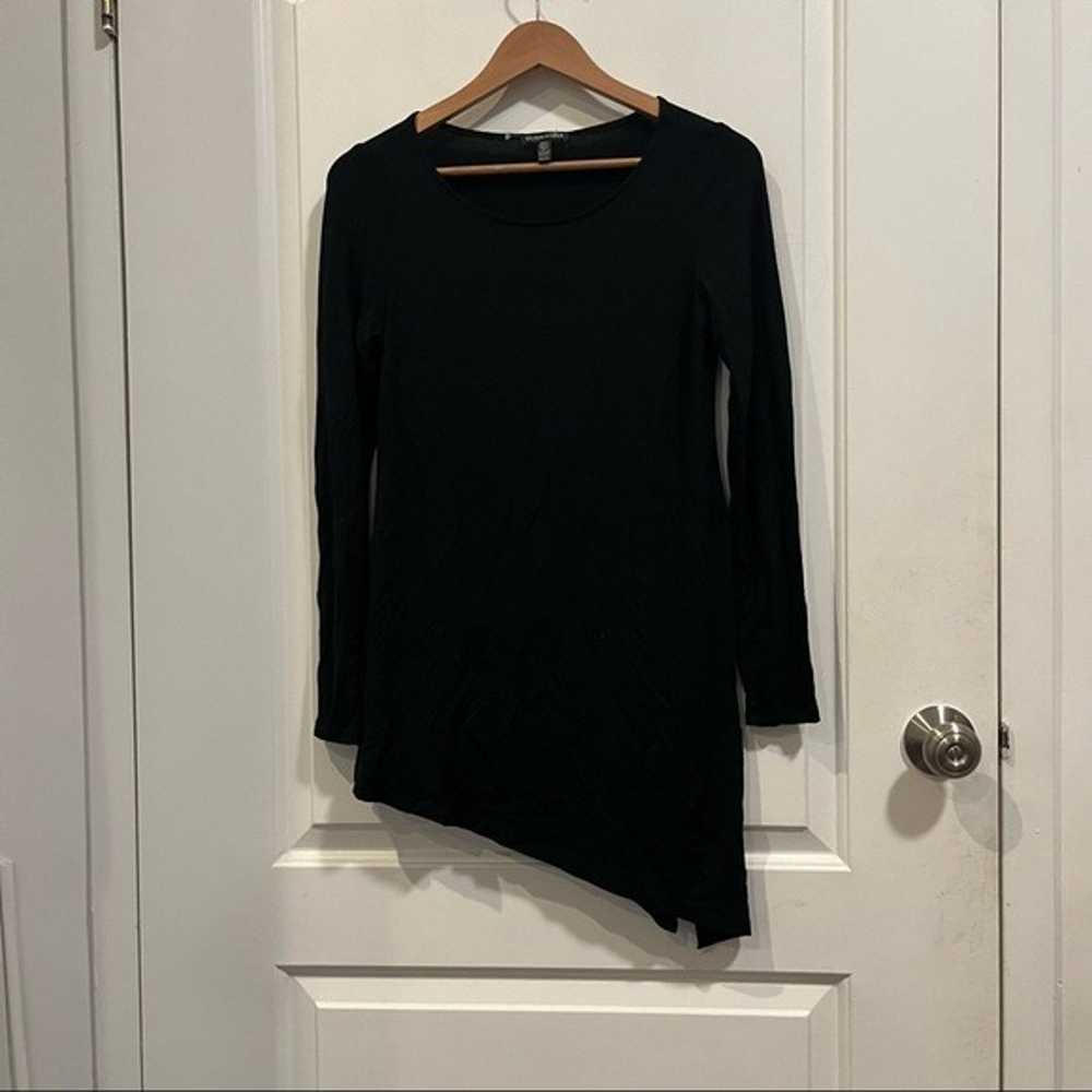 Eileen Fisher Long Sleeve Asymmetrical Top SZ XS - image 2