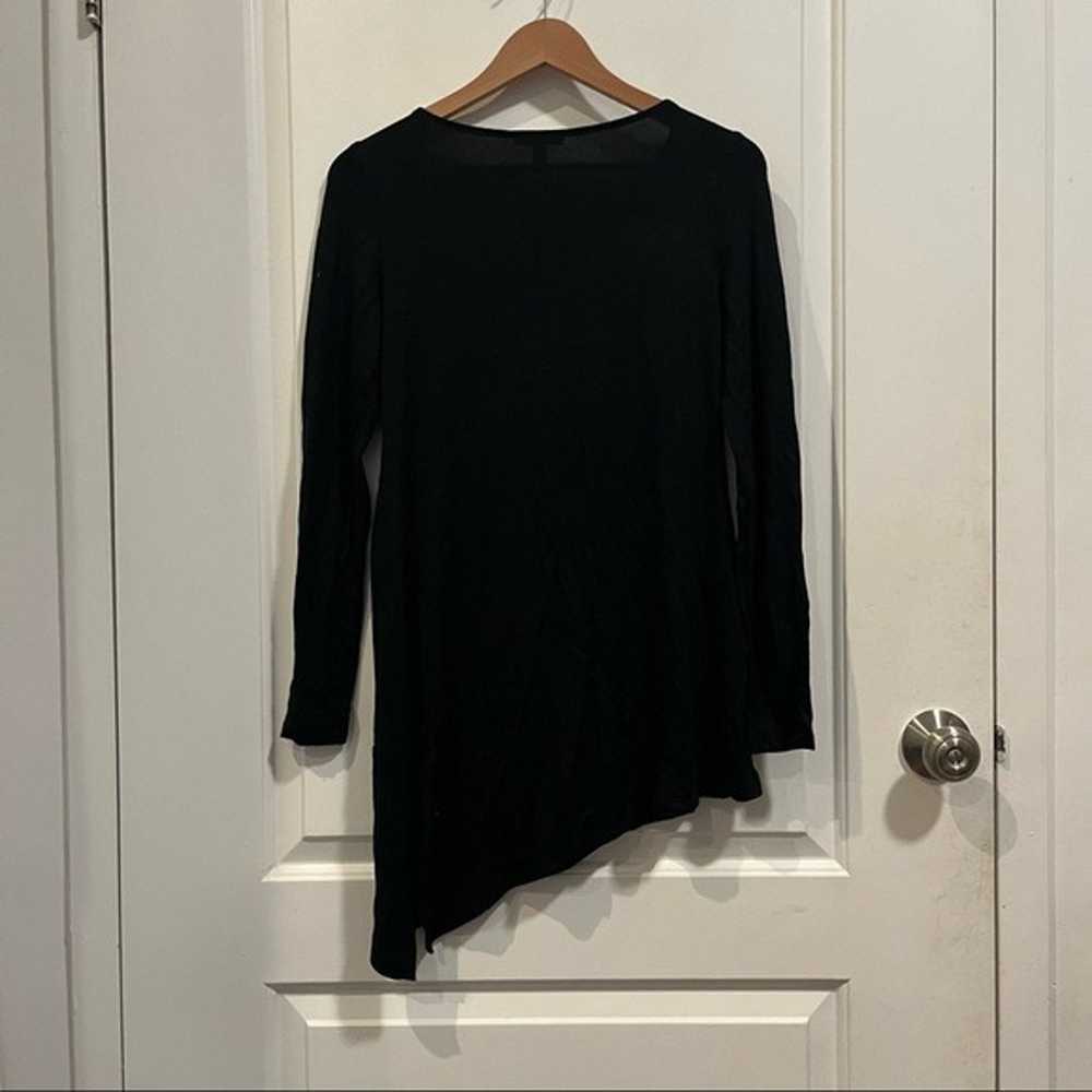 Eileen Fisher Long Sleeve Asymmetrical Top SZ XS - image 3