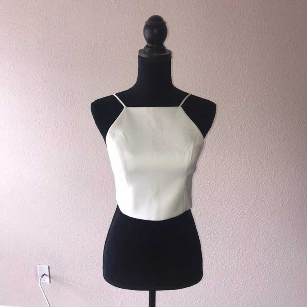 Bardot White Crop Top XS - image 1