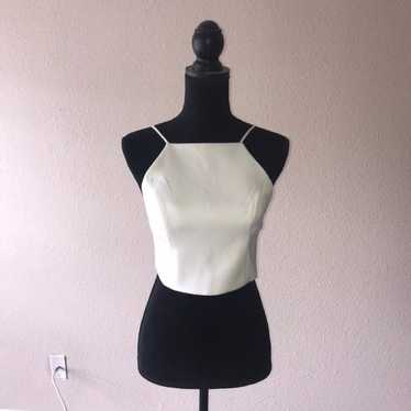 Bardot White Crop Top XS - image 1