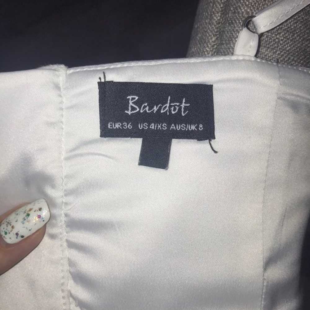 Bardot White Crop Top XS - image 2