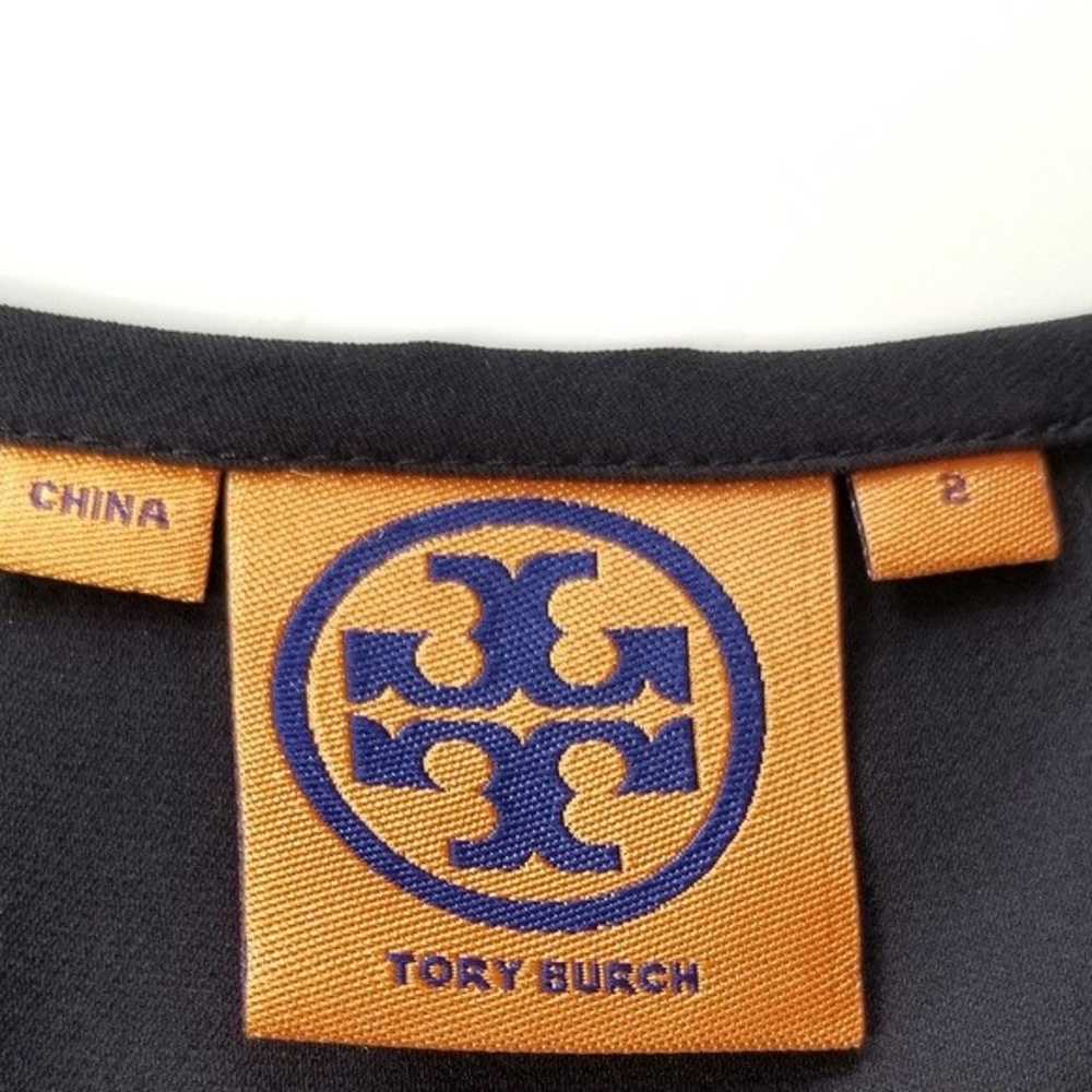 Tory Burch Silk Pleated Peplum Top - image 9