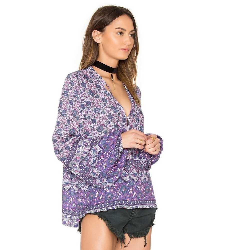 Spell & The Gypsy Kombi Blouse in Lavender XS - image 3