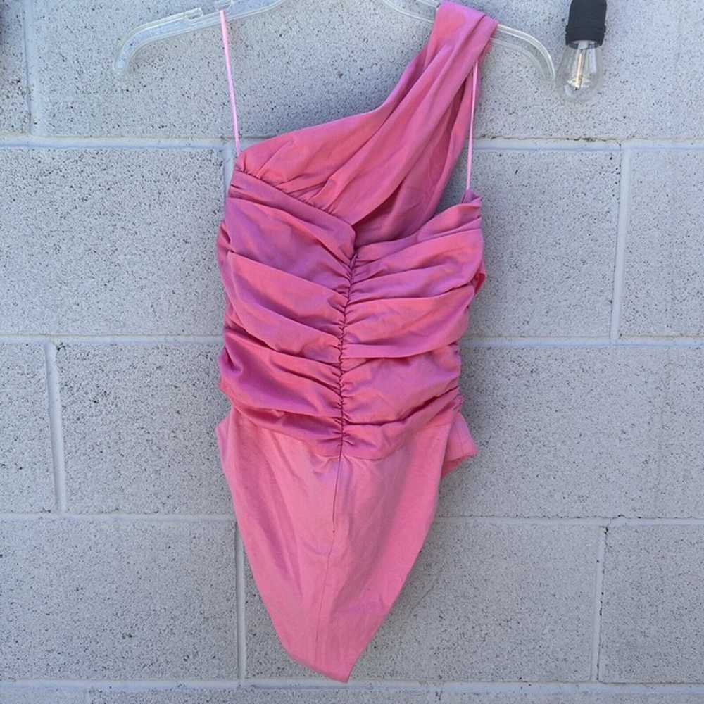 Atoir Never Really Over Bodysuit Pink One Shoulde… - image 5