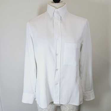 Y's Yohji Yamamoto White Cotton Blouse, Japan Siz… - image 1