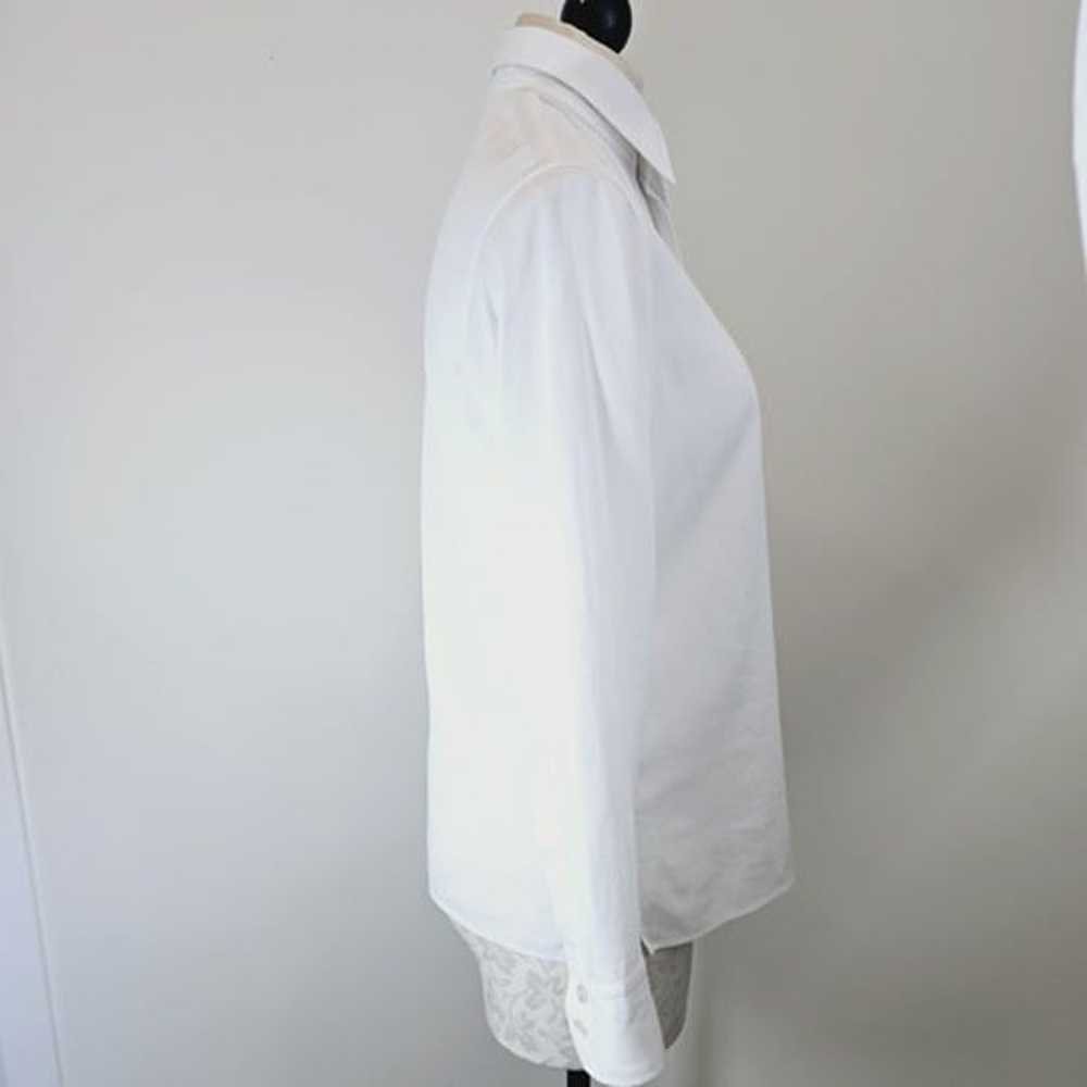 Y's Yohji Yamamoto White Cotton Blouse, Japan Siz… - image 2