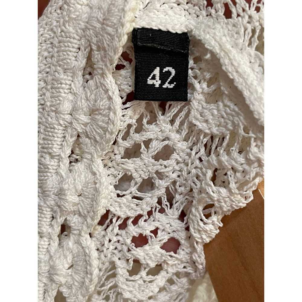 Dolce & Gabbana  Knit white shirt Sz 42 - image 5