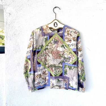 Salvatore Ferragamo Silk Scarf Shirt - image 1