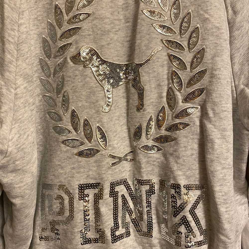 NWOT VS PINK sequin sweatshirt - image 2