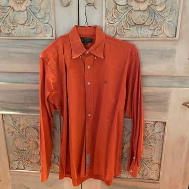 La Martina Burnt Orange Button Down Long