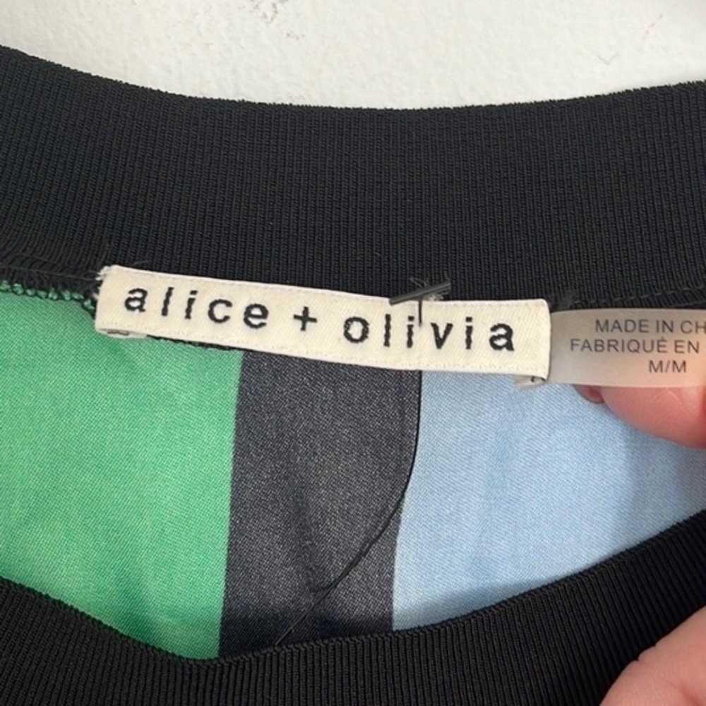 Alice + Olivia “Calvin” Colorblock Top M - image 6
