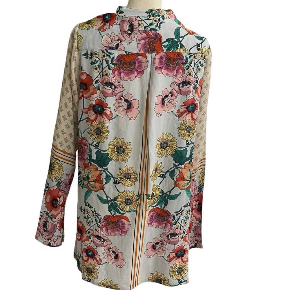 Johnny Was Becca V-Neck Embroidered Blouse Tunic … - image 3