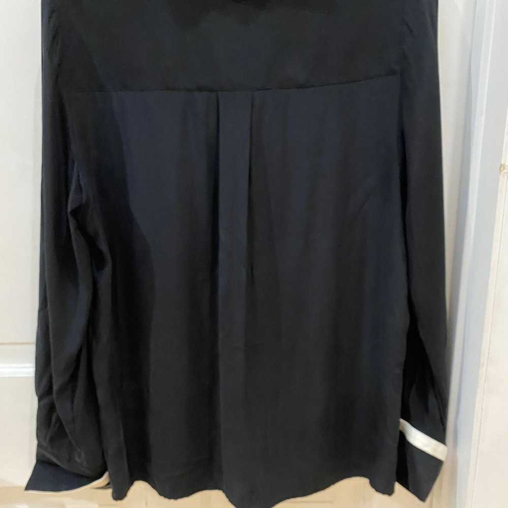FRAME Black silk blouse - image 2