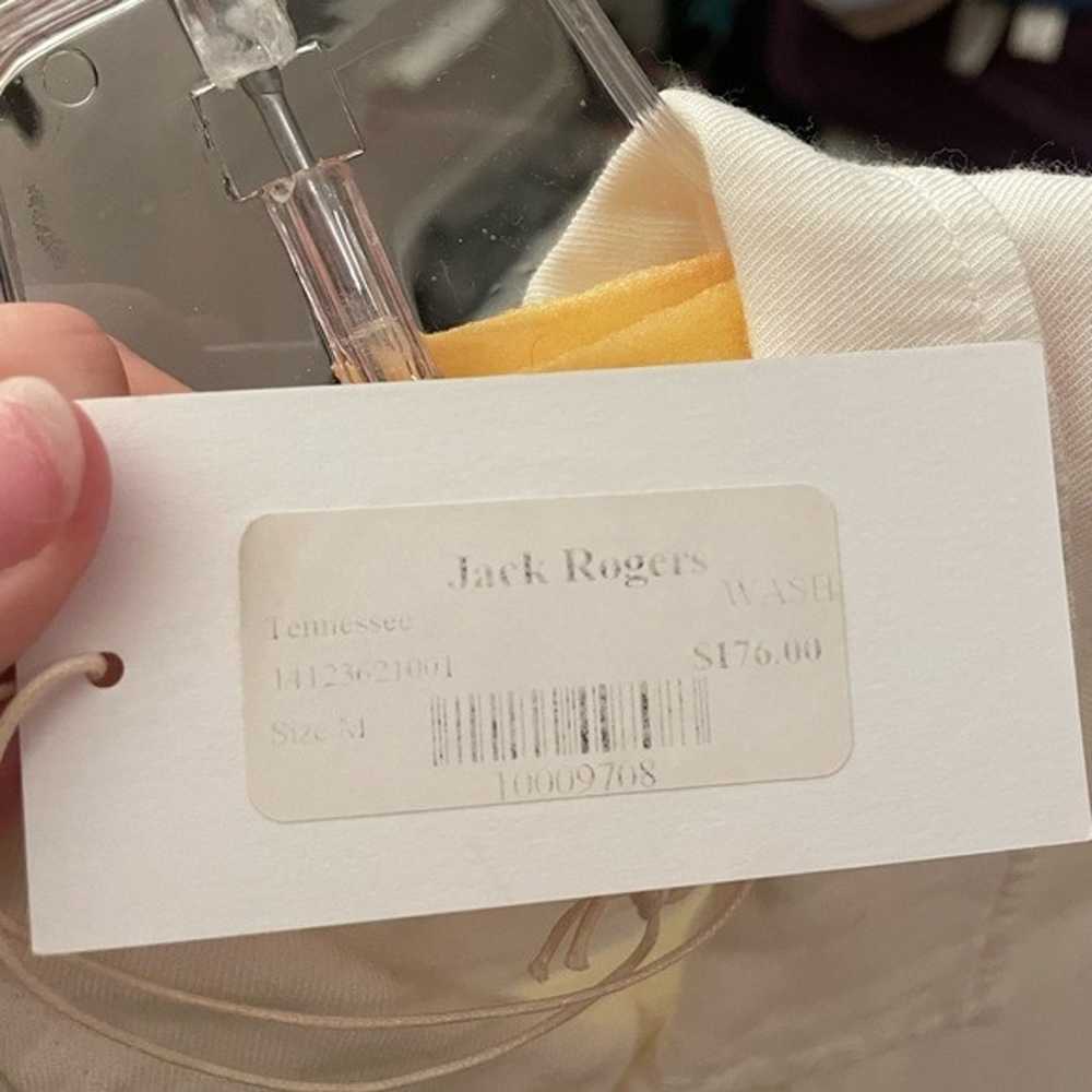 NWT Jack Rogers White Button Up Shirt Size Medium - image 6